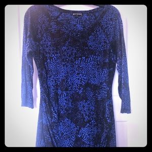 Express snake print dress